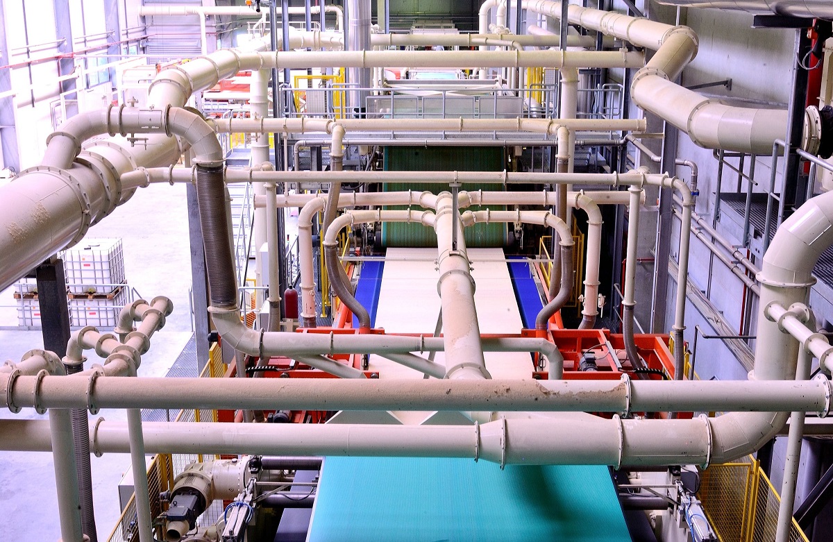 View of the forming belt with ContiTherm®